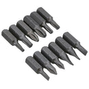 14pcs Ratchet Screwdriver Set Slotted / Flat, Pozi, Torx Star Head Adjustable Angle