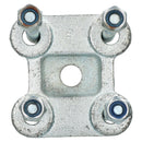 4 U Bolts 2 Base Plate For Ifor Williams Trailer Parabolic Leaf Spring 52x115mm