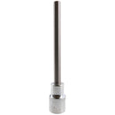 8mm Hex Allen Key Long Bit Internal Socket Metric 1/2" Drive 140mm Length Cr-V