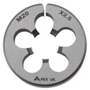 M20 x 2.5mm Metric Split Die Rethreading Thread Cutter Tungsten Steel 50mm