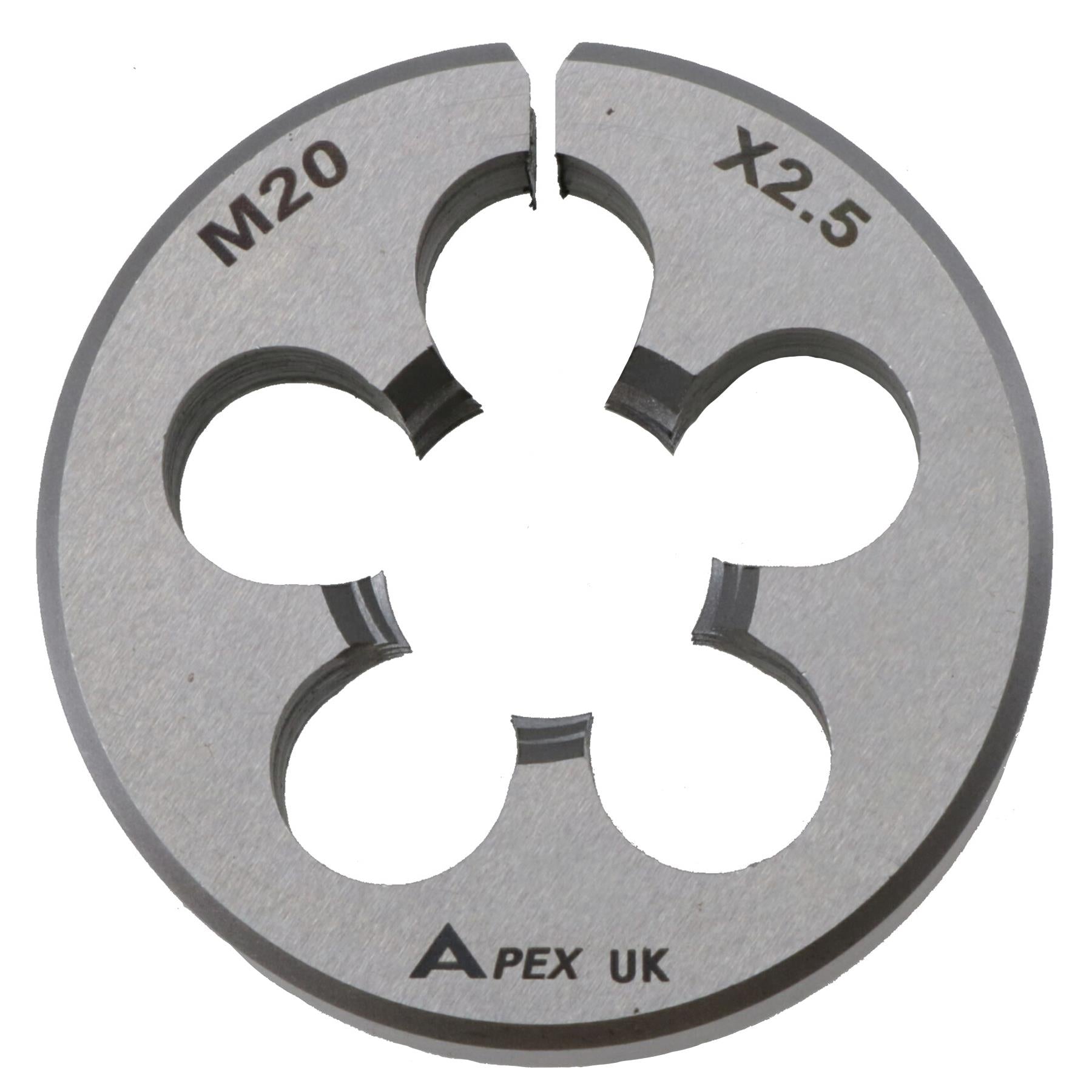 M20 x 2.5mm Metric Split Die Rethreading Thread Cutter Tungsten Steel 50mm