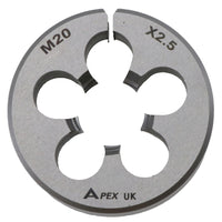 M20 x 2.5mm Metric Split Die Rethreading Thread Cutter Tungsten Steel 50mm