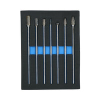 Erweiterter pneumatischer Stabschleifer, 1/4 Zoll Spannzange, 25.000 U/min, 5 Zoll Schaft + 7 lange Rotationsbohrer