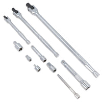 Mixed Drive Breaker Power Bar Extension and Adaptor Set 1/4in 3/8in 1/2in