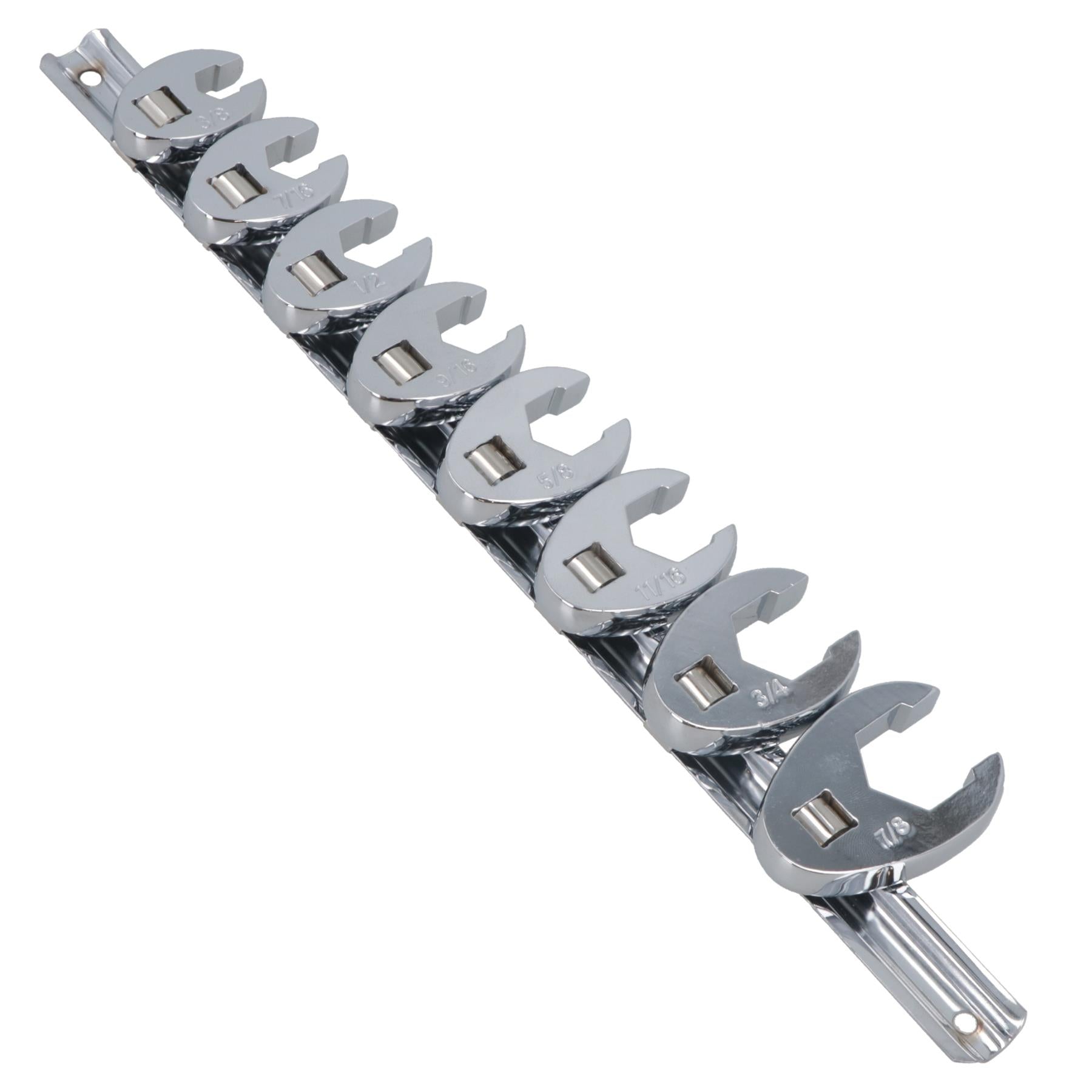 3/8” Drive Imperial SAE AF Crowfoot Crowfeet Crowsfeet Spanner 3/8” – 7/8” 8pc