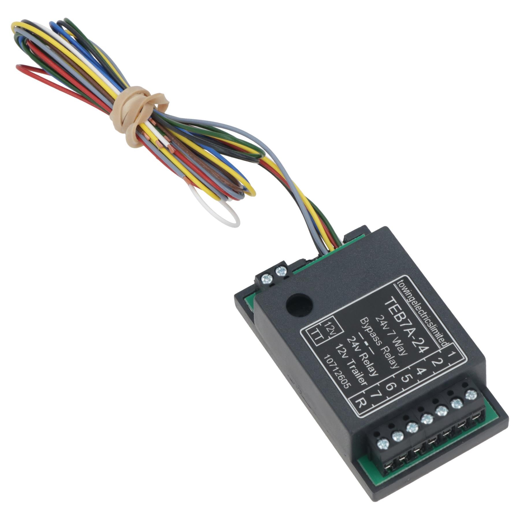 24v to 12v Towbar Electrics Bypass Relay Wiring Convertor Trailer Lights