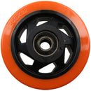 4" PVC Trolley Castor Wheels 130kg Load Per Wheel Fixed / Swivel / Swivel with Brake