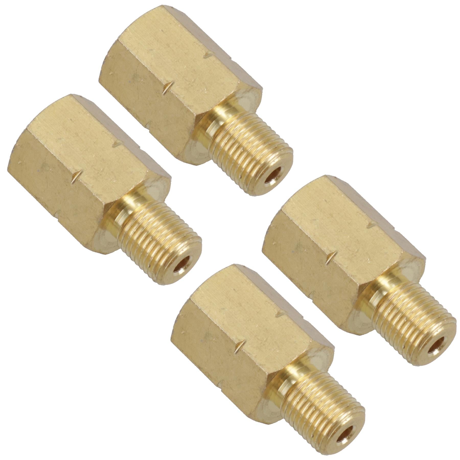 Brass Brake Pipe Union Fitting Adaptor Metric M10 Male – M12 Female