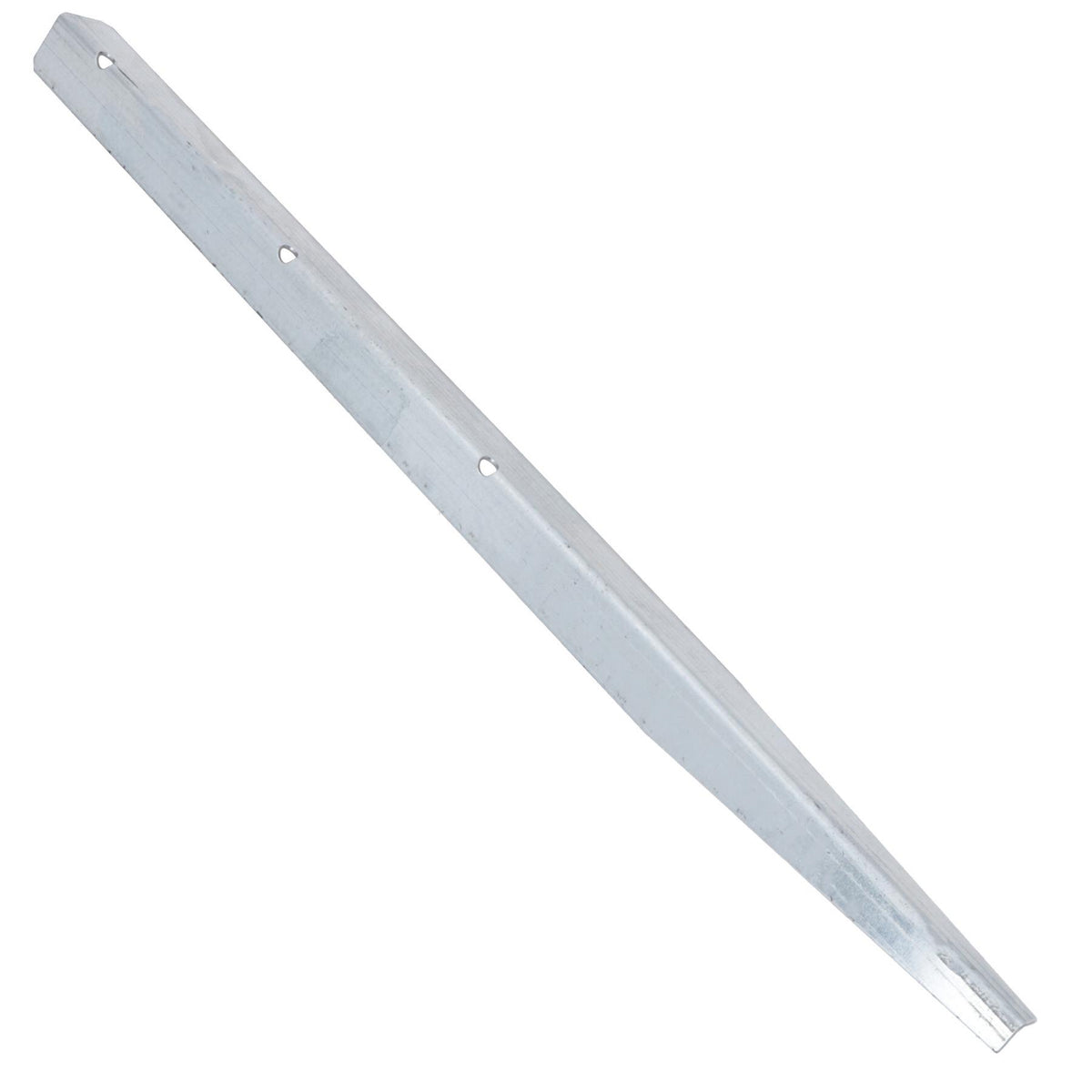 Galvanised Log Roll Pin 450mm Wooden Border Edging Garden Lawn Yard