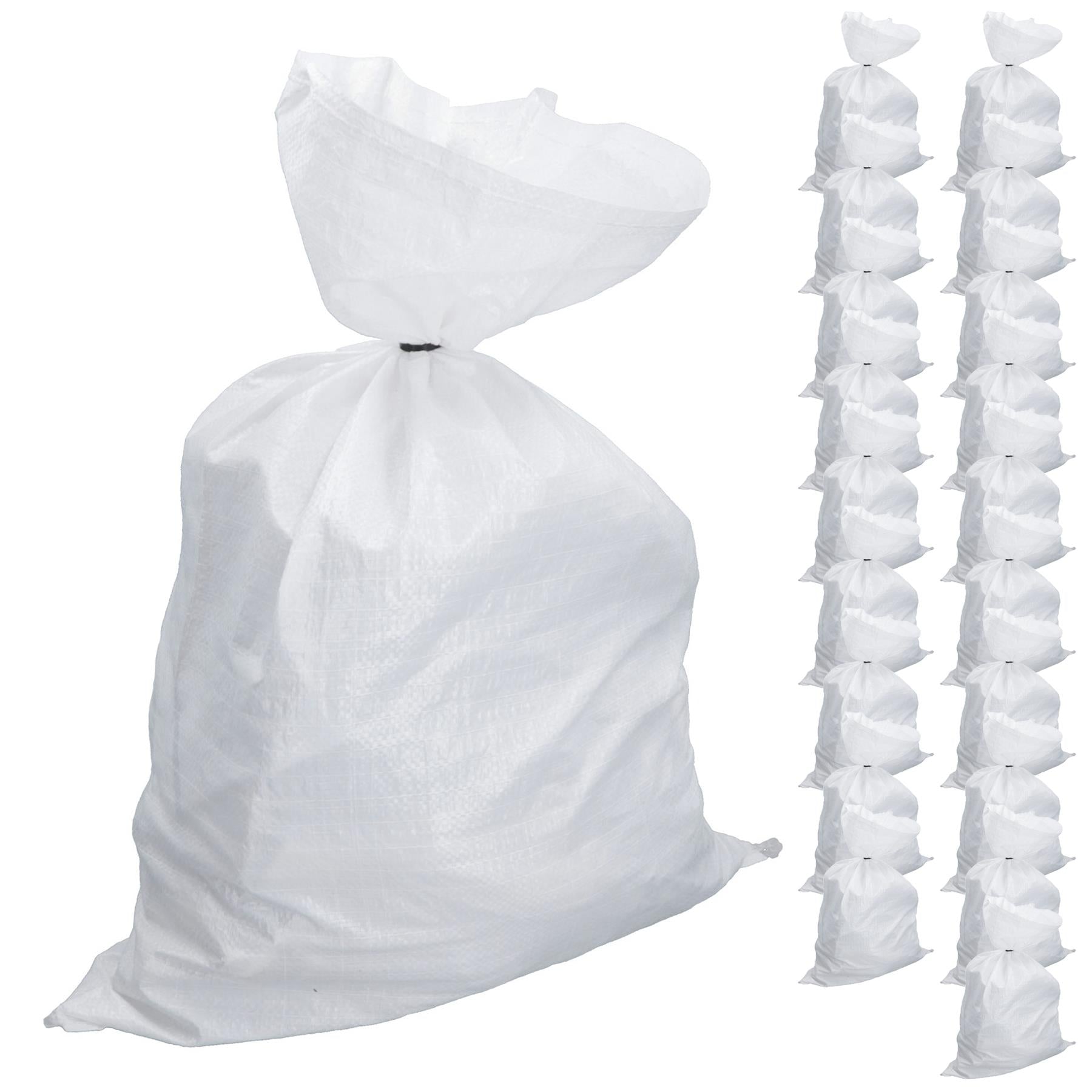 Heavy Duty Woven Polypropylene Bags Builder Sacks Rubble Logs Sand Bags