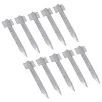Garden Single Sleeper Straight Support Spike Stake Stainless Steel 440mm