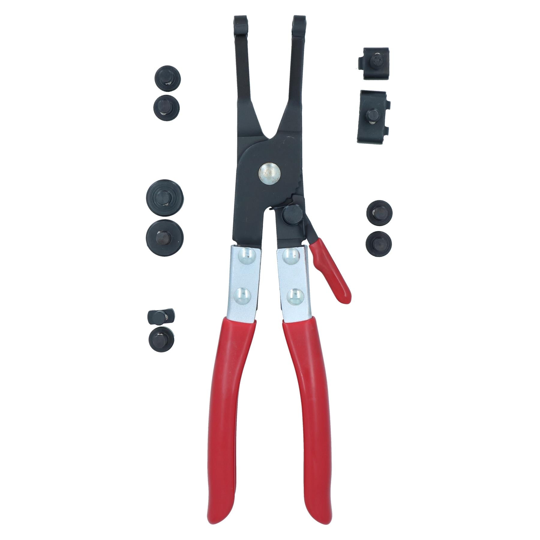 45 Degree Angled Interchangeable Hose Clamp Plier Ring Type / Flat Band Set