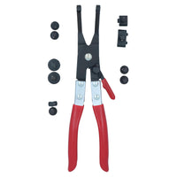 45 Degree Angled Interchangeable Hose Clamp Plier Ring Type / Flat Band Set