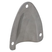 Couvercle de drain de grille d'aération en forme de coquille en acier inoxydable poli 45 mm