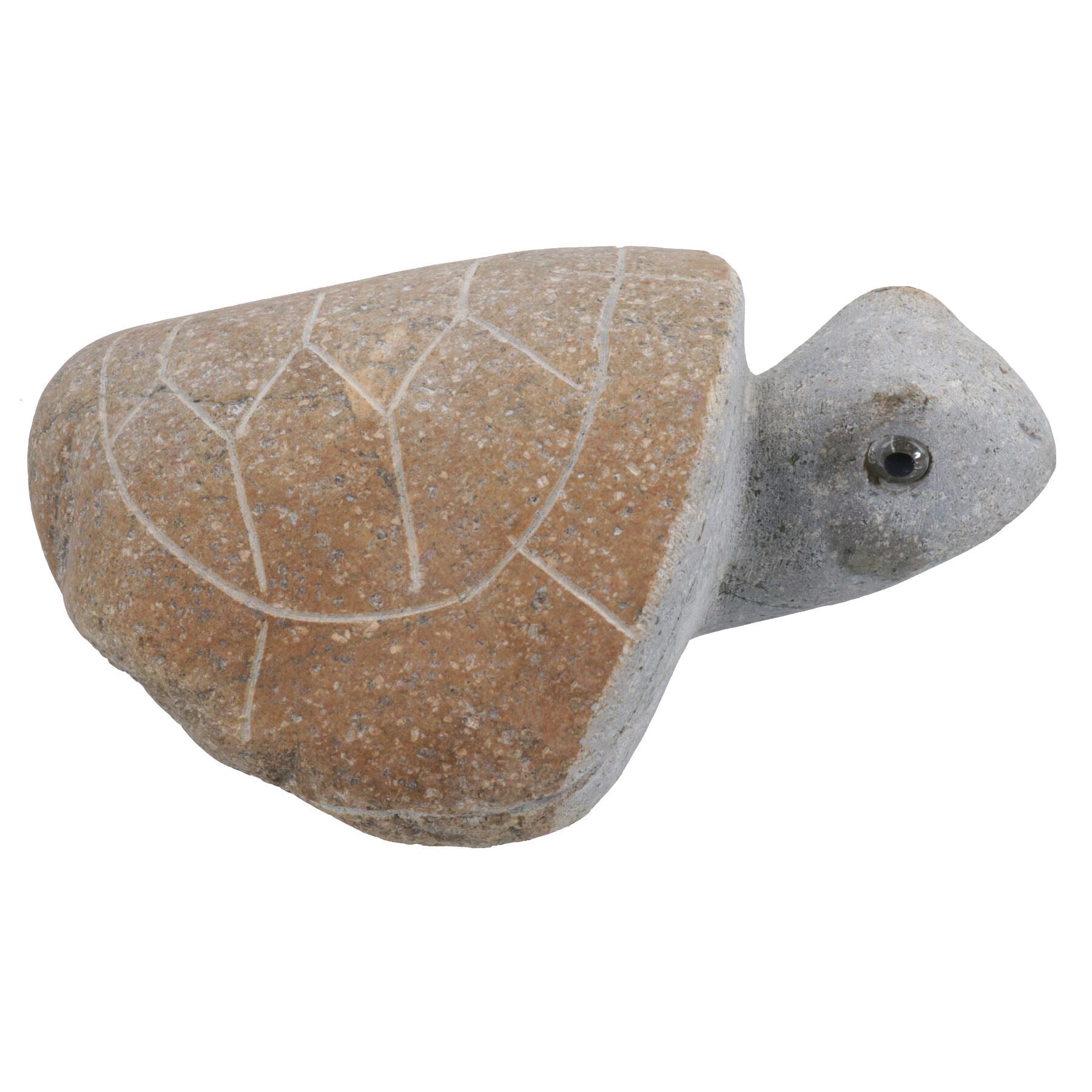 Turtle Tortoise River Rock Hand Carved Stone Decoration House Garden Yard