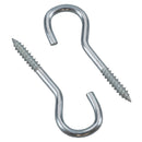 Screw Hook Fasteners Hangers Zinc Coated Finish 12mm Dia 45mm length