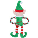Dog Christmas Gift Nice Ropee Elve Festive Plush Rope Play Toy Xmas Present