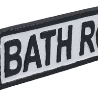 Plaque en fonte pour salle de bain, porte, mur, maison, portail, hôtel, toilettes