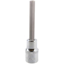 8mm Hex Allen Key Long Bit Internal Socket Metric 1/2" Drive 100mm Length Cr-V