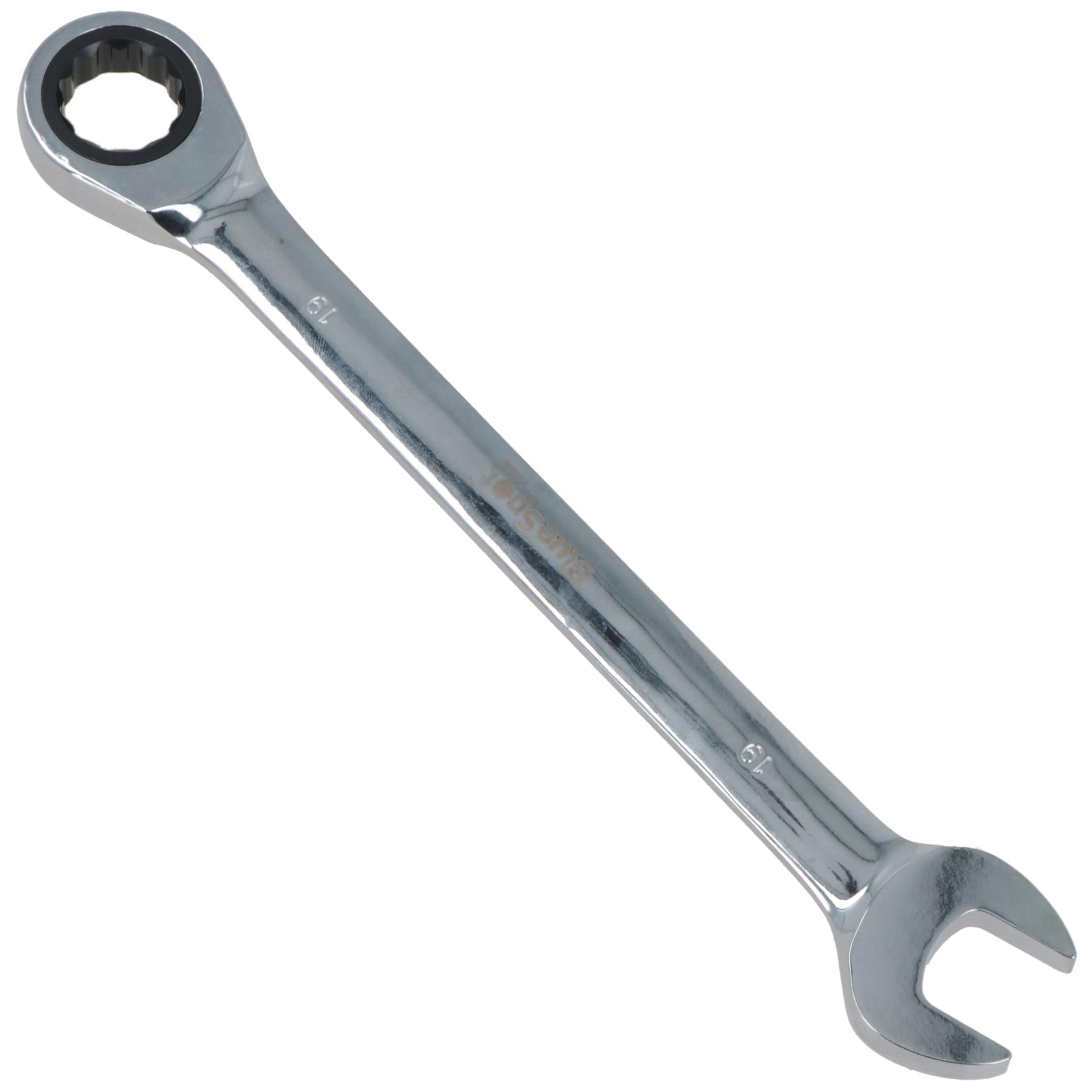 19mm metrischer Ratschen-Maulschlüssel, 72 Zähne, umkehrbar