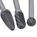 Erweiterter pneumatischer Stabschleifer, 1/4 Zoll Spannzange, 25.000 U/min, 5 Zoll Schaft + 7 kurze Rotationsbohrer