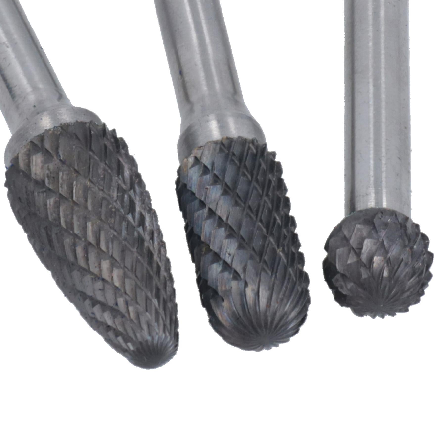 Erweiterter pneumatischer Stabschleifer, 1/4 Zoll Spannzange, 25.000 U/min, 5 Zoll Schaft + 7 kurze Rotationsbohrer