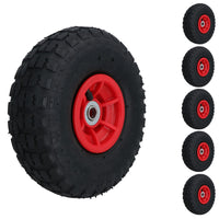 10 Inch Pneumatic Sack Truck Wheel and Tyre Garden Carts 16mm Bore