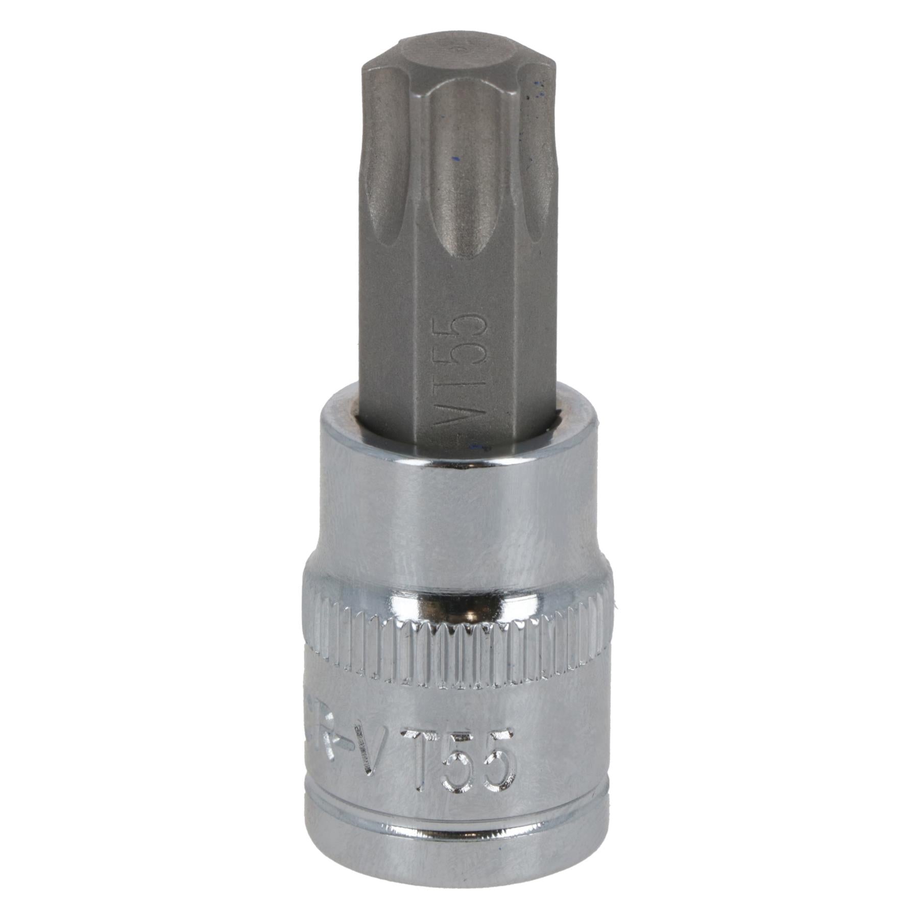 T55 Male Torx Bit Star Socket 3/8" Drive Standard Internal Chrome Vanadium Steel