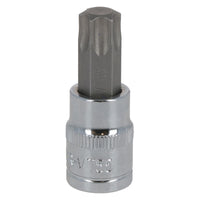 T55 Male Torx Bit Star Socket 3/8" Drive Standard Internal Chrome Vanadium Steel