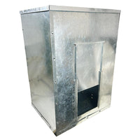 Coal Wood Feed Bunker Fuel Storage Container Galvanised Steel 150kg Capacity