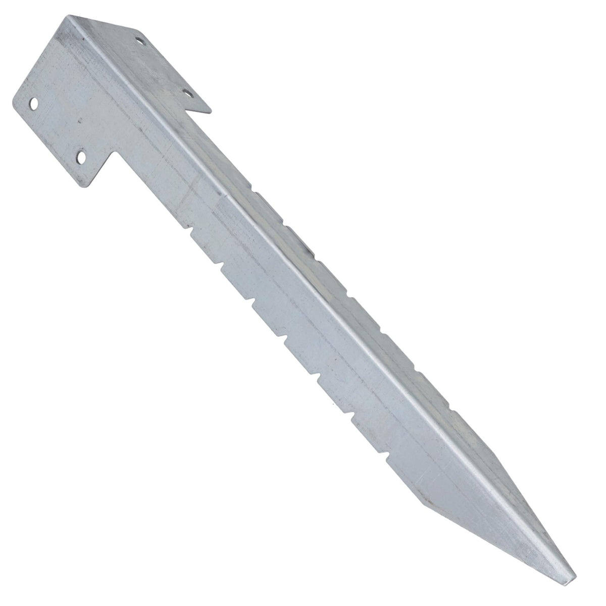 Garden Sleeper Single Corner Support Galvanised Stake Spike 440mm Long