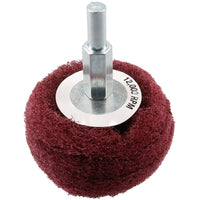 Dome Shaped Sanding Polishing Cleaning Mop 50mm Width 240 Grit 6mm Shank