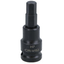 3mm - 10mm x 45mm 3/8in. Drive Short Impact Impacted Allen Hex Key Socket