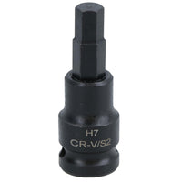 3mm - 10mm x 45mm 3/8in. Drive Short Impact Impacted Allen Hex Key Socket