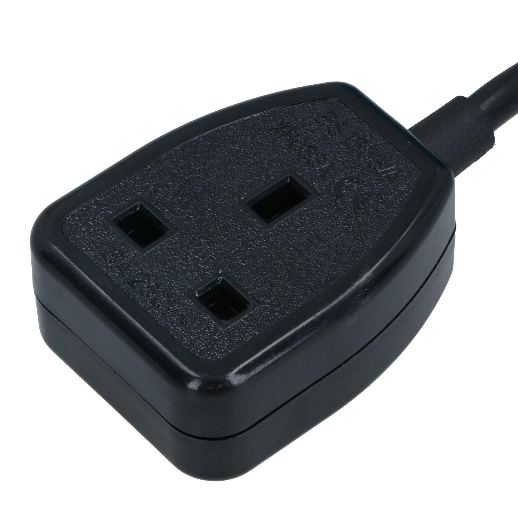 Retractable Automatic Wall Mounted Electrical Extension Lead Cable 15m UK Plug