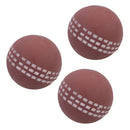 Dog Play Time Rubber Bouncy Small Cricket Ball Sports Ball 6cm 3PK