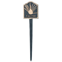 Herbs Sign Marker Label Cast Iron Plant Plaque Garden Yard Allotment 6pc