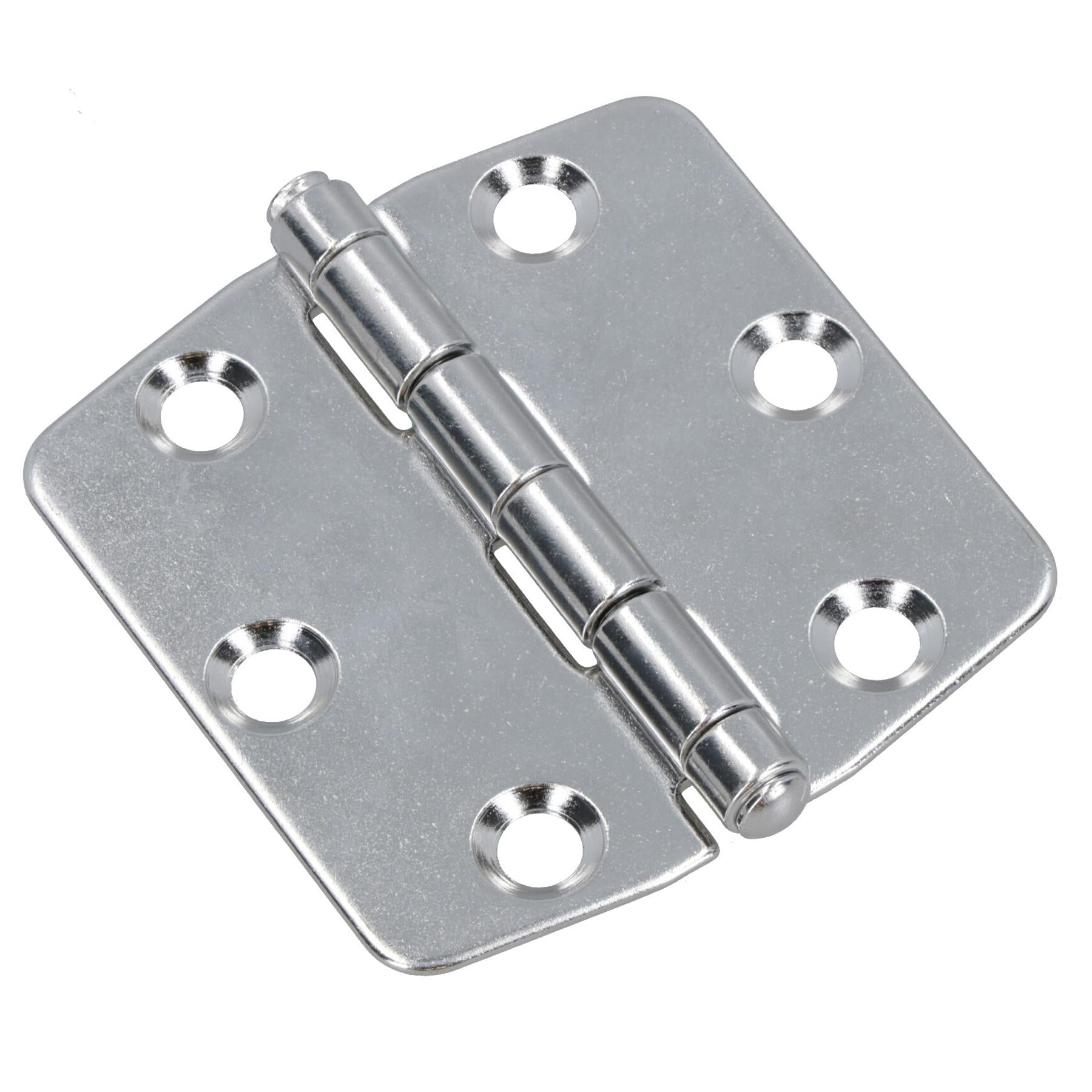 Polished Butterfly Door Hinge Stainless Steel 75mm x 73mm 316 Marine Cabin