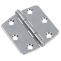 Polished Butterfly Door Hinge Stainless Steel 75mm x 73mm 316 Marine Cabin
