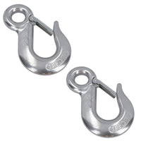 6mm – 12mm Eye Slip Hook with Safety Catch 316 Stainless Steel Lifting Holder