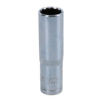 1/2in Drive Double Deep Long Reach Metric Socket 12 Point Sided Bi-hex