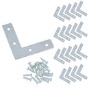 63.5mm (2.5in.) Corner Mending Plate Angle Bracket L Shape Reinforcing Repairing