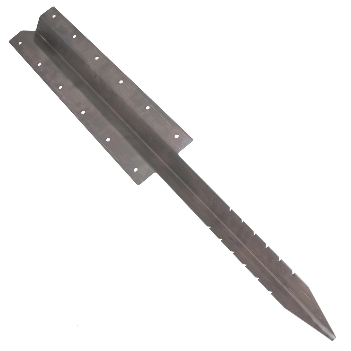 Garden Triple Sleeper Straight Support Spike Stake Stainless Steel 930mm