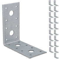 Timber Joist Angle Bracket Fastening Plate Galvanised Steel 100 x 100 x 50mm