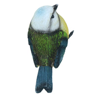 Blue Tit Garden Sculpture Ornament Statue Resin Decoration Animal Bird