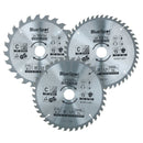 Circular Saw Blade 210mm x 30mm 24 40 48 teeth TCT Cutting Disc Wood 3pc