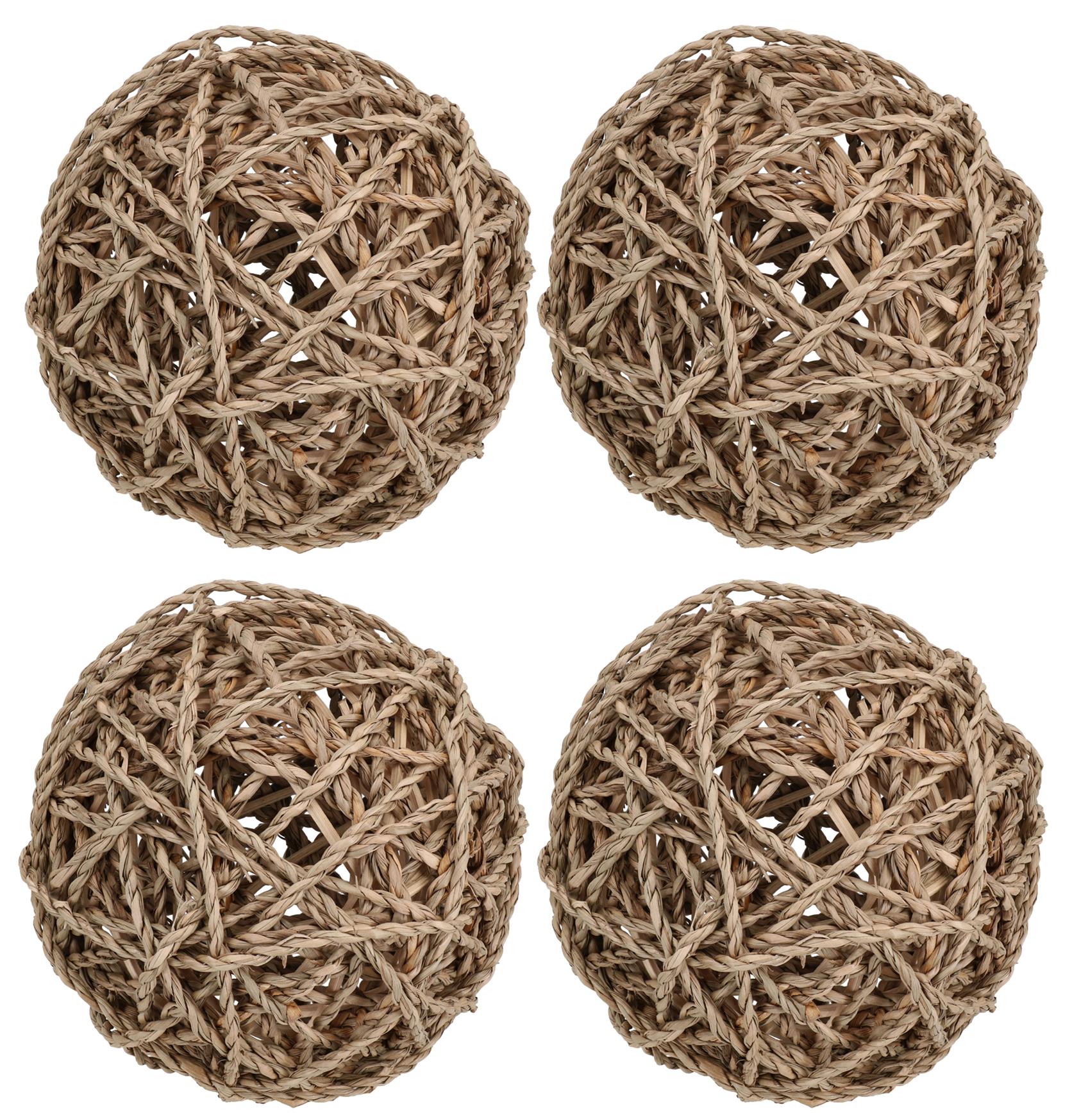 4PK Large Small Animal Rabbit Guinea  Pig Sea Grass Fun Ball  Activity Toy Gift