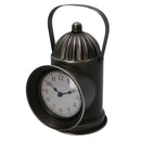 Railway Lamp Clock Industrial Style Mantel Engine Retro Home Decor Gift Metal