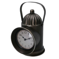 Railway Lamp Clock Industrial Style Mantel Engine Retro Home Decor Gift Metal