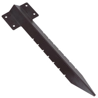 Garden Single Sleeper Straight Support Spike Stake Powder Coated 440mm